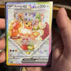 Pokemon TCG Eevee EX 174 Prismatic Evolutions Black Star Promo Card - Image 1