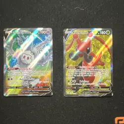 Pokemon TCG Galarian Cursola V 071/073 & Kricketune V 006/073 Holo 2 Card Lot - Image 1