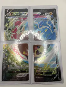 Pokemon TCG Sword & Shield Promo Morpeko V-Union Jumbo and Regular Cards Set! - Image 1