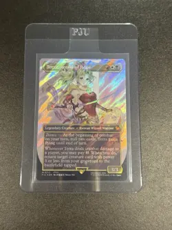 Terra, Herald of Hope (Borderless) (Surge Foil) Commander: Final Fantasy Foil - Image 1