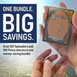 Pokemon Card Protectors 20PT Top Loaders + Penny Sleeves Bundle (100 + 100) - Image 3