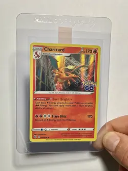 Charizard 010/078 (MP) Holo Rare Sword & Shield: Pokemon GO 2022 Pokemon Card - Image 3