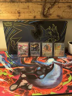 Pokemon TCG Full Art Holo 4-Card Lot: Roxie's Performance, Xerneas, Tauros - Image 1