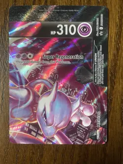 Mewtwo V-UNION Pokemon TCG Holo English 4-Card Set Sword & Shield Promo - Image 4