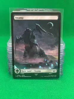 MTG - FULL ART Swamp #300 Final Fantasy - Image 1