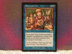 MTG Magic the Gathering Urza's Saga Show and Tell LP/NM - Image 1