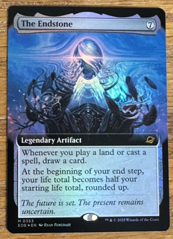MTG Edge of Eternities, The Endstone - Extended Art Foil - Image 1