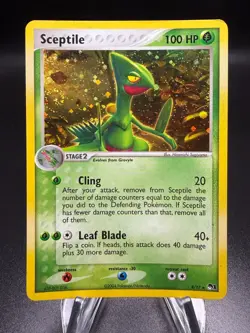 Pokemon Pop Series 1 SCEPTILE Holo Rare #4/17 - Image 1