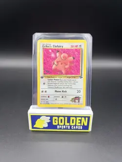 1999 Pokemon Erika's Clefairy 1st Edition Uncommon Gym Challenge 040/132 WOTC - Image 1