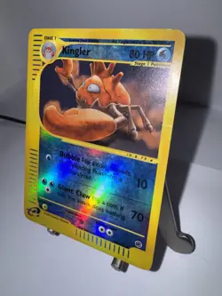 Kingler 050/165 - Pokemon TCG - Expedition Base Set - Vintage Reverse Holo - Image 4