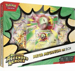 Pokemon TCG: Mega Evolution—Ascended Heroes Mega Meganium EX Box Sealed - Image 1