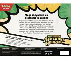 Pokemon TCG: Mega Evolution—Ascended Heroes Mega Meganium EX Box Sealed - Image 2