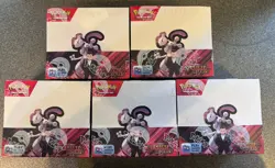5x Pokemon Destined Rivals Booster Boxes - 1 Sealed & New, 4 w/ Tears (see Pics) - Image 1