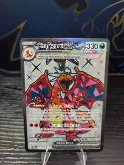 Charizard ex 215/197 Obsidian Flames Holo Full Art Pokemon TCG NM - Image 1