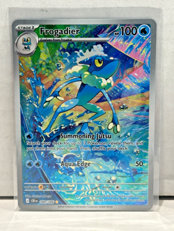 Illustration Rare Frogadier #089/086 Pokemon Card Chaos Rising NM-MT 2026 - Image 1