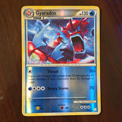 Pokemon TCG Gyarados (Red) 123/123 HeartGold SoulSilver Holo Rare ENG HP 130 - Image 1