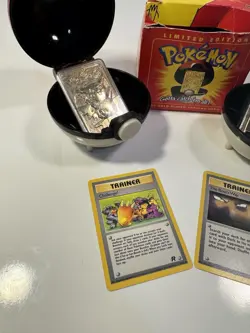 1999 2-Pikachu Pokemon Gold Plated Card 23K Limited Edition Plus Two Trainers - Image 2