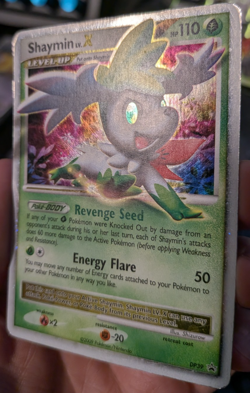 Pokemon Shaymin LV.X DP 39 Black Star Promo Diamond And Pearl Holo 2009 MP - Image 3