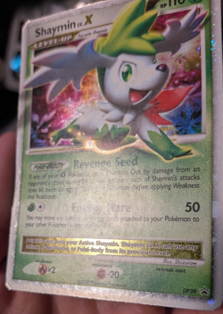 Pokemon Shaymin LV.X DP 39 Black Star Promo Diamond And Pearl Holo 2009 MP - Image 4