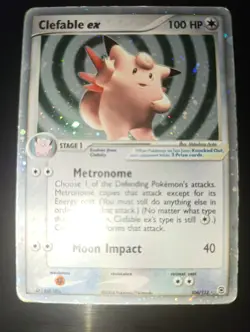 Pokemon 2004 EX FireRed & LeafGreen Clefable EX #106/112 - Image 2
