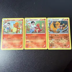 Pokemon Radiant Collection Charizard RC5, Charmeleon RC4, Charmander RC3 NM - Image 1