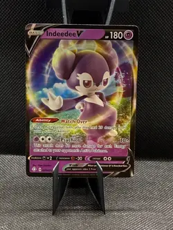Indeedee V 039/072 Holo V Rare Shining Fates Pokemon Near Mint - Image 1