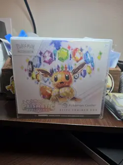 Prismatic Evolutions Pokemon Center Elite Trainer Box Factory Sealed W/Case - Image 1