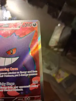 Pokemon TCG Gengar ex 193/162 SV05 Temporal Forces Full Art UR Holo ENG 2024 - Image 4