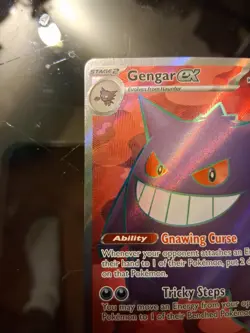Pokemon TCG Gengar ex 193/162 SV05 Temporal Forces Full Art UR Holo ENG 2024 - Image 5