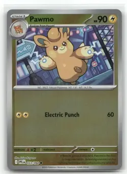 Pawmo 033/094 Reverse Holo Phantasmal Flames Pokemon TCG - Image 1