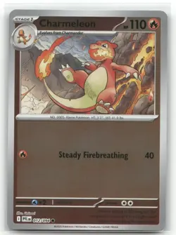 Charmeleon 012/094 Reverse Holo Phantasmal Flames Pokemon TCG - Image 1