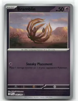 Bramblin 046/094 Reverse Holo Phantasmal Flames Pokemon TCG - Image 1
