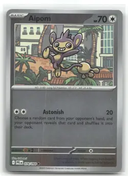 Aipom 078/094 Reverse Holo Phantasmal Flames Pokemon TCG - Image 1