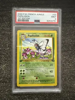 PAPILUSION UNCO - POKEMON 33/64 JUNGLE EDITION 1 PSA 9 - Image 1