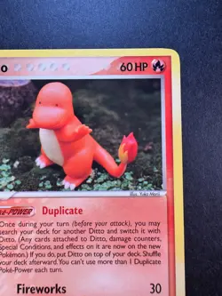 2005 Pokemon Ditto (Charmander) EX Delta Species Regular Non-Holo 61/113 - Image 3