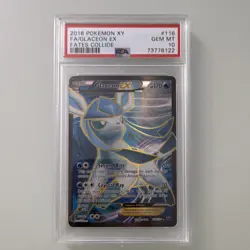 PSA 10 Gem Mint Glaceon EX 116/124 Full Art Fates Collide Pop 361 - Image 1