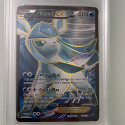 PSA 10 Gem Mint Glaceon EX 116/124 Full Art Fates Collide Pop 361 - Image 2