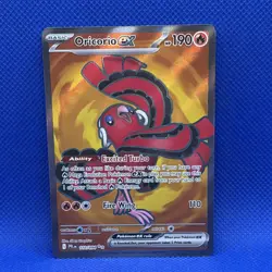 The Pokemon Company Oricorio Ex 110/094 Phantasmal Flames Ultra Rare Holo 190 HP - Image 1