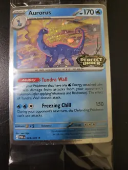 Aurorus 024/088 Cosmo Holo - Pokemon TCG: Perfect Order Stamped Promo Sealed - Image 2