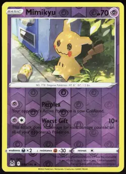 Mimikyu 080/196 Reverse Holo Lost Origin Rare Ligton Lightly Played - Image 2
