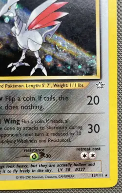 🌀Fart Swirl - Pokemon TCG Skarmory Neo Genesis 13/111 - Image 5