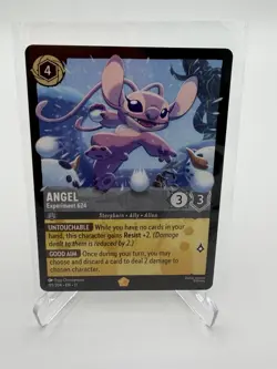 Disney Lorcana Angel Experiment 624 Character Card 191/204 EN-11 Oggy Christian… - Image 1
