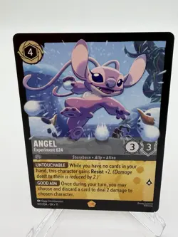 Disney Lorcana Angel Experiment 624 Character Card 191/204 EN-11 Oggy Christian… - Image 2