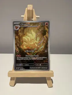Pokemon TCG Card Ninetales 199/197 Obsidian Flames Illustration Rare - NM/EXC - Image 1