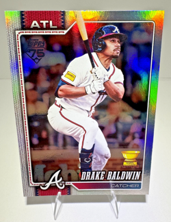 2026 Topps Series 2 - Drake Baldwin Rookie Cup #692 - Rainbow Foil - Braves - Image 1