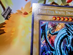 Blue Eyes White Dragon secret rare yu-gi-oh trading card singles - Image 3