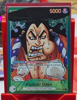 OP01-031 Kouzuki Oden Leader Alternative Art parallel Card English NM - Image 1
