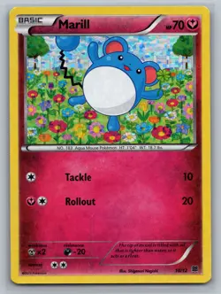 Marill McDonald's Promos 2015 #010/012 Holo Pokemon Card - Image 1