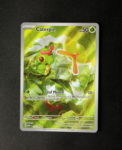 Pokemon Card TCG - Caterpie 172/165 - S&V 151 English - Illustration Rare - NM ⭐ - Image 1