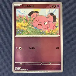 Snubbull 037/094 - Phantasmal Flames - Common Reverse Holo Pokemon Card - NM - Image 1